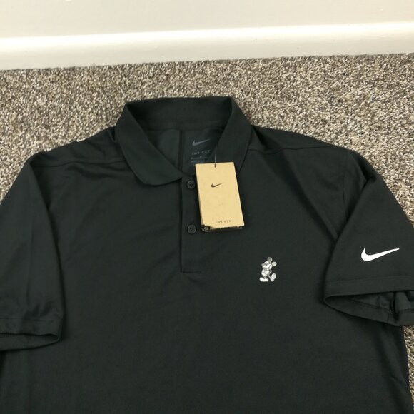 NWT 2024 Nike GolfDisney Park Exclusive Mickey Mouse Polo Shirt Mens Medium